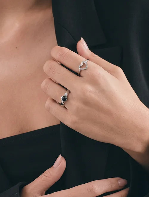 Anillo Corazón de Acero Quirúrgico 316L Waterproof | Steelo Joyas