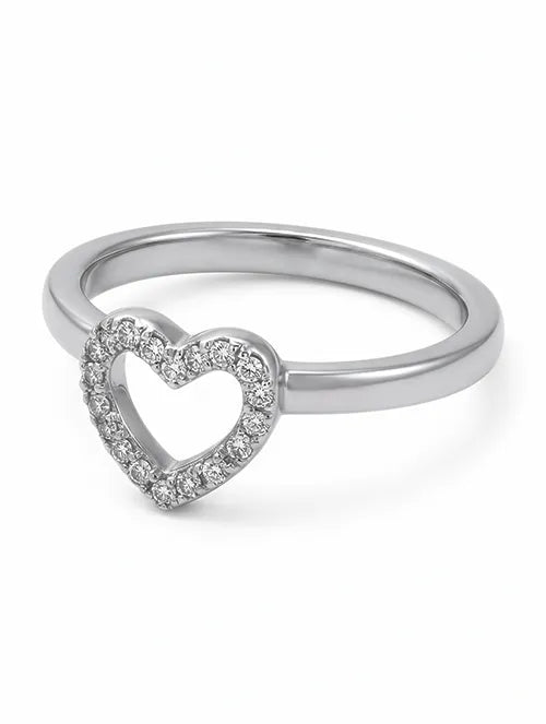 Anillo Corazón de Acero Quirúrgico 316L Waterproof | Steelo Joyas