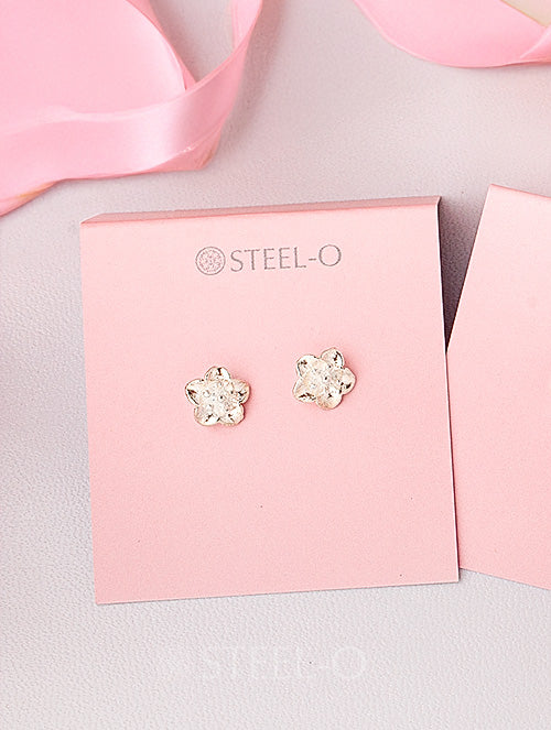 Aretes Flor de Plata 925