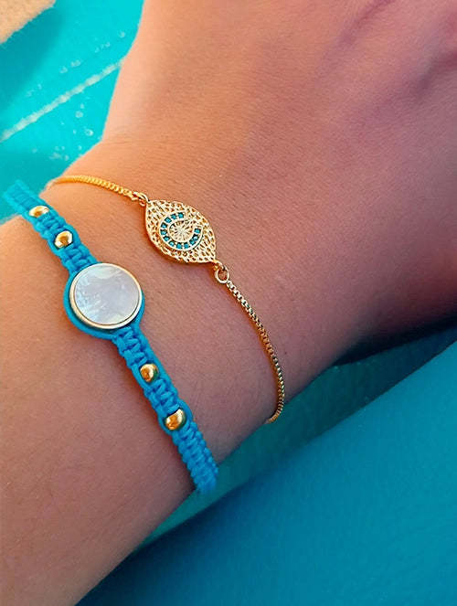 Pulsera Dorada Herraje
