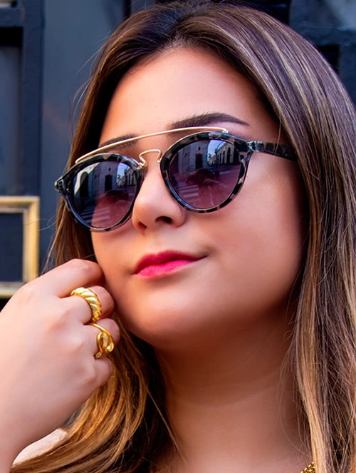 Lentes de Sol Print Negro