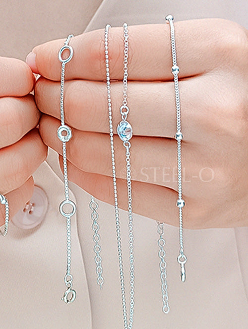 Set de 3 Pulseras de Plata 925